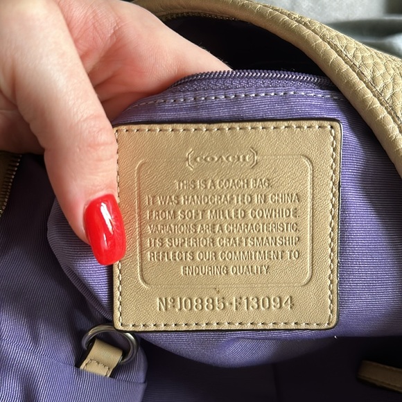 Hobo Coach handbag! Soft pebble leather - Picture 6 of 7